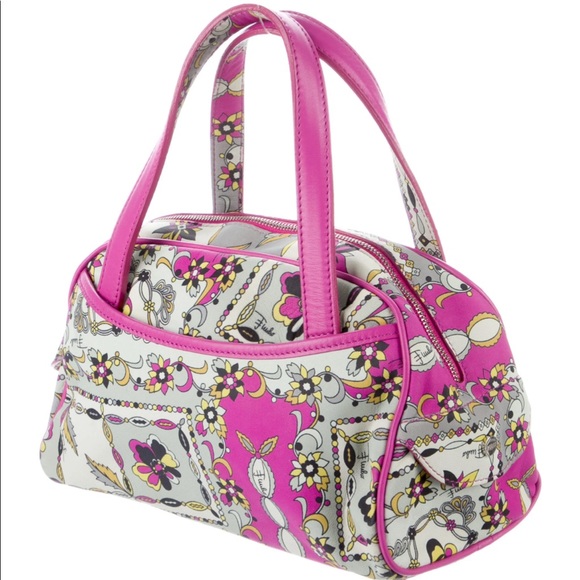 Vintage authentic Emilio Pucci hand bag! So fun for summer time 🌸 - Picture 3 of 4